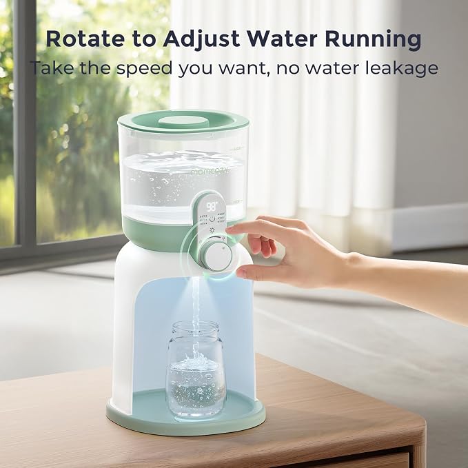 Momcozy Instant Water Warmer for Making Formula, Dual Lights for Night Feedings, 57 fl oz Large Capacity Detachable Tank, 6 Temperature Settings Water Dispenser, Breastfeeding Essentials