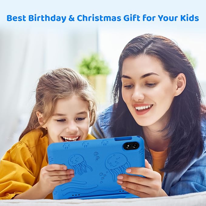 COLORROOM 2026 Upgraded Android 15 Tablet, 10inch Kids Tablet, Octa-core CPU, 10GB+64GB+1TB Expand Tablets for Kids with Kids Space, Parental Control, 6000mAh Big Battery,Touchscreen Tableta,Blue