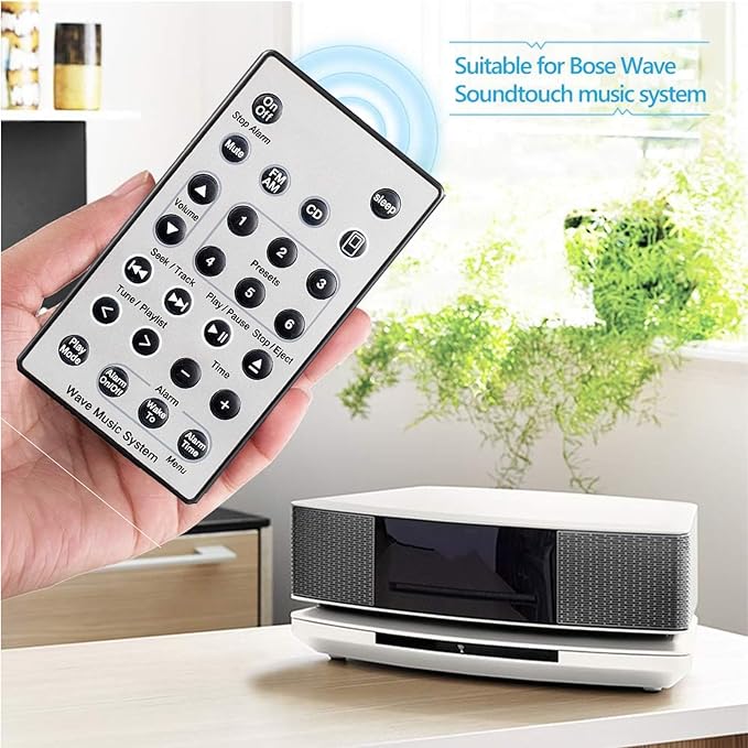 Replacement Remote Control for Bose Wave Sound Touch Music Radio System I II III IV (Without Battery)