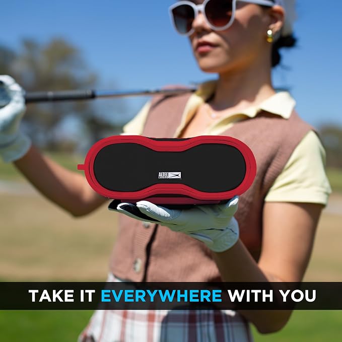 Altec Lansing - Portable Bluetooth Speaker, Waterproof IP67