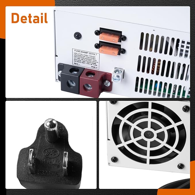 WF-9855 55 AMP RV Power Converter Replacement RV Trailer Camper 9800 Series Camper Inverter Converter - 110V AC to 12V DC