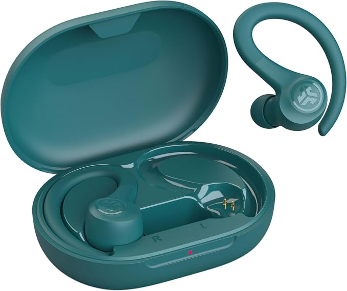 JLab, Go Sport+, True Wireless Workout Earbuds, Bluetooth Sport Earbuds, Clear Calling, Teal