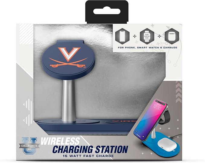 SOAR Collegiate 3-in-1 Wireless Charging Station