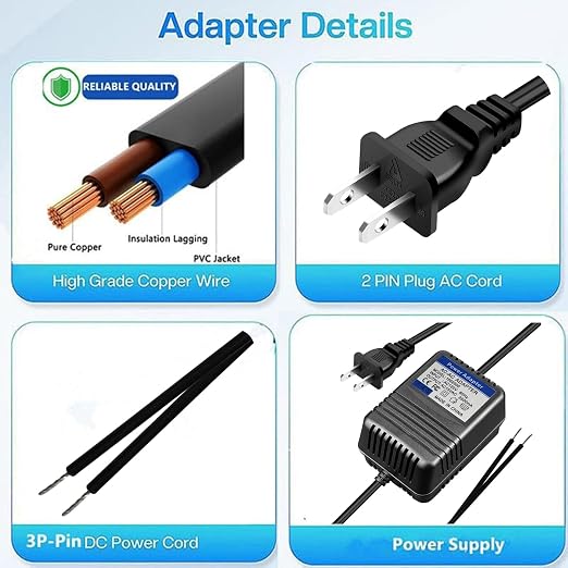 15V AC Adapter for Acorn 120, 130 Stair Lift | Compatible with Acorn B4 2014, PN: OWL1557, Lemac 2739-208 BattAngel BA57, SF57T-1502500AU, Charger Transformer Power Supply