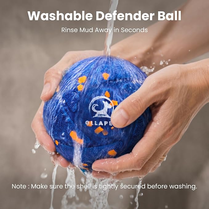 Smart Interactive Dog Toys - Auto Bouncing & Rolling Ball, 3 Interactive Modes, Chew-Resistant E-TPU Material, IPX7 Waterproof, Smart Chase Pet Toy Ball for Medium and Large Dogs - Blue