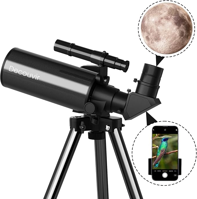 Maksutov-Cassegrain Telescopes for Adults Astronomy, 60mm Aperture 830mm Catadioptric Compound Telescope