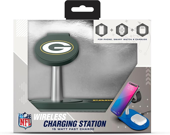 SOAR NFL 3-in-1 Wireless Charging Station