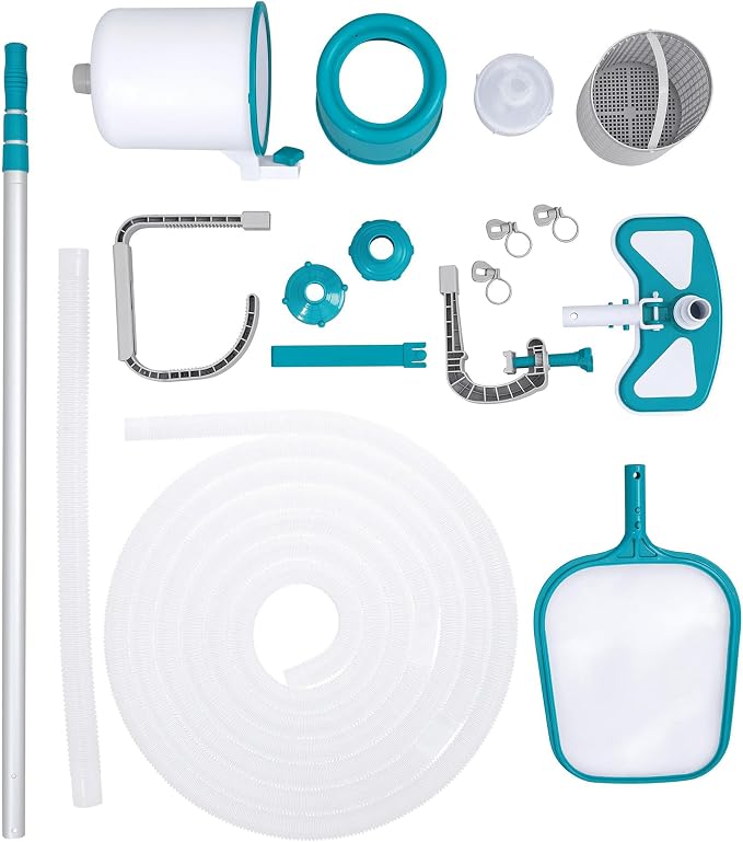 Bestway Deluxe Pool Maintenance Kit, AquaClean Above Ground Pool Cleaning Set