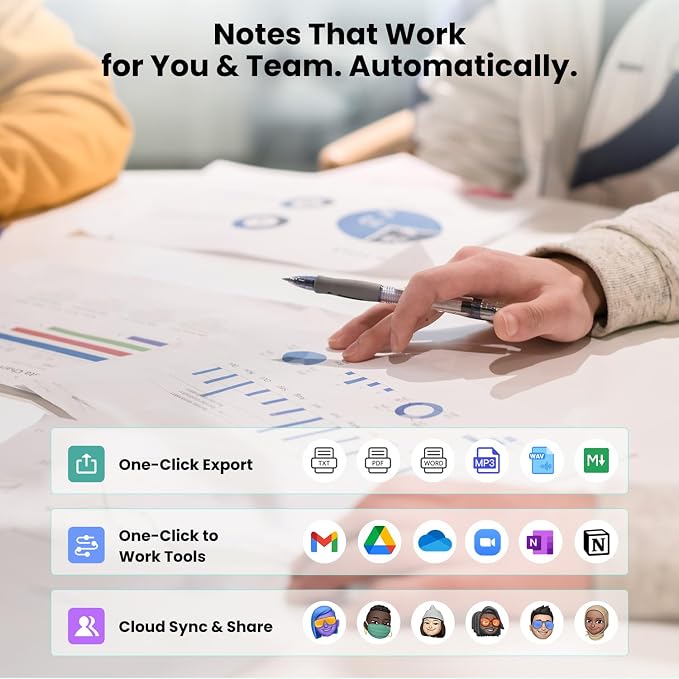AI Voice Recorder, AI Transcription & Summary, APP Control AI Note Taking Device Supports 132+ Languages, 100H 64GB Memory, Magnetic Audio Recorder for Lectures, Learning, Meetings, Calls, Black