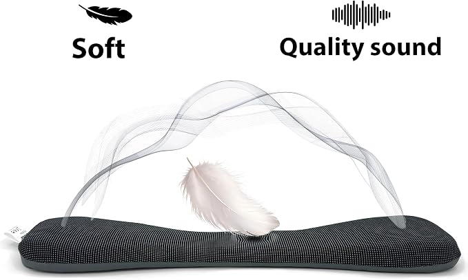 Somnus - Wired Pillow Speaker for Sleeping, USB C & Aux Support, Sleep Headphones, Volume Control, Audio Books and Podcasts, Slumber Music Pillow, for iphone16-15&Samsung.