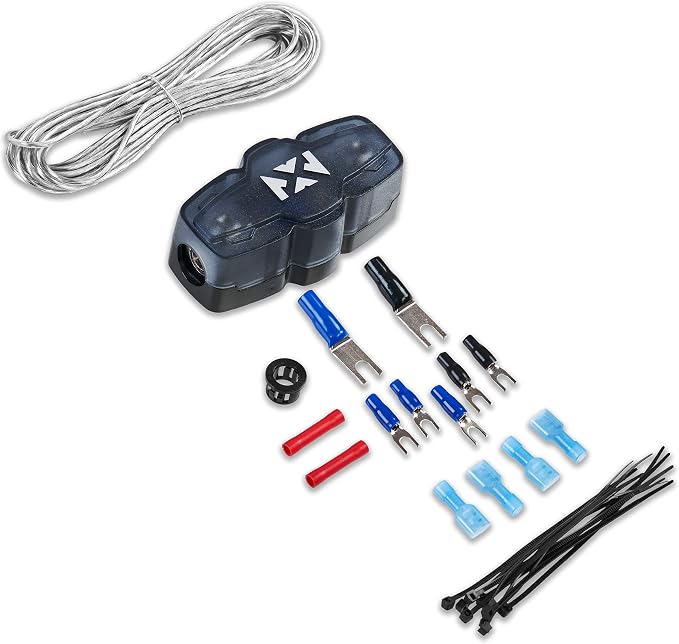 NVX True 4 Gauge AWG 100% OFC Amplifier Wiring Kit Without RCA Cable - XAPK4