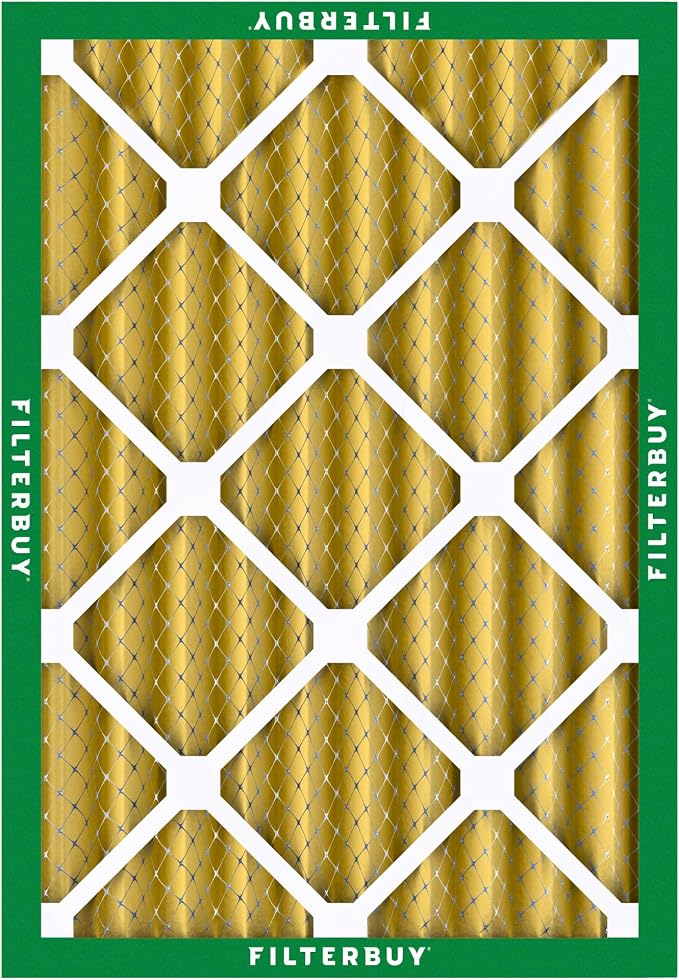 Filterbuy 18x24x4 Air Filter MERV 11 Superior Pet & Allergy Defense (3-Pack), Electrostatic Pleated HVAC AC Furnace Filters Replacement, Made in USA (Actual Size: 17.50 x 23.38 x 3.63)