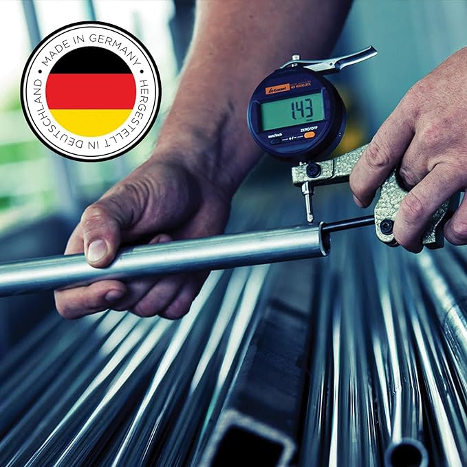 K&M - König & Meyer 21110.500.55 - Classic Two-Piece Telescopic Boom Arm - Smooth, Silent and Scratch Free Position Changes - Professional Grade for all Musicians - German Made - Black