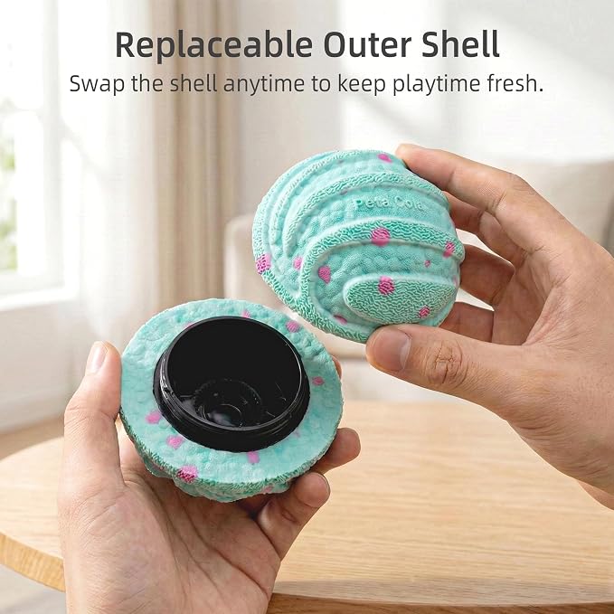 Smart Interactive Dog Toy Ball with APP Control, Automatic Moving & Bouncing Modes, E-TPU Durable Shell, USB Rechargeable Self-Rolling Pet Ball for Medium & Large Dogs