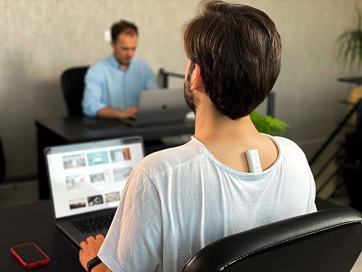 Kodgem Straight Posture Corrector Trainer for Women & Men - Updated Intelligent Posture Trainer - Upper Back Brace Smart Straightener Office Work Support - Shoulder & Back Posture Corrector Device