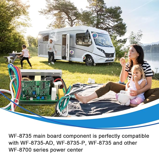35 Amp Replacement rv Power Center WF-8735 Assembly Components RV Power Converter,Replacement Part for WF-8735,14.6V 3 Stages Battery Charger, Compatible with WF-8735,WF-8735-AD,WF-8735-P