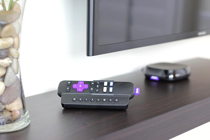 Universal Remote Attachment for Roku Streaming Player