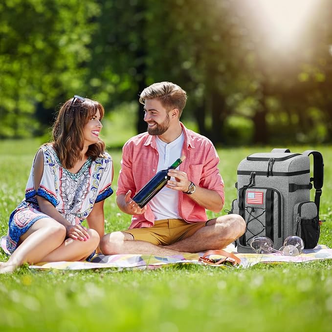 Maelstrom Backpack Cooler,Soft Lightweight Leakproof Cooler Backpack,Men Women 35/50 Can Insulated Cooler Bag,Keeps Hot/Cold for Up to 16 Hours,Perfect for Camping, Beach