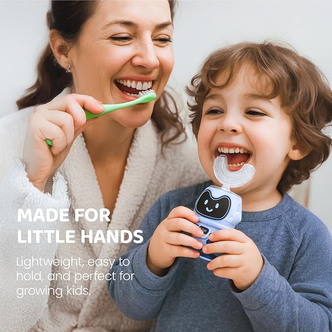 Well Before Kids Electric Toothbrush Bundle – Rechargeable Sonic Toothbrushes with 2-Minute Timer, Soft Dupont Bristles, 2 Brush Heads Each, Gentle for Ages 3+