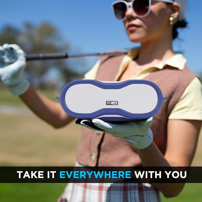 Altec Lansing - Portable Bluetooth Speaker, Waterproof IP67