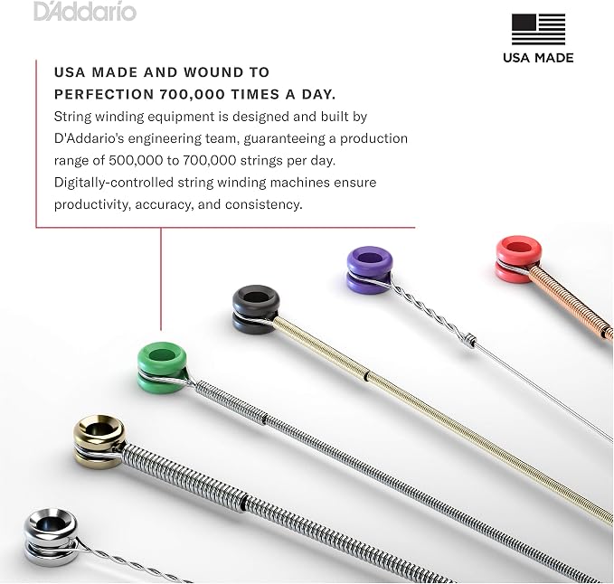 D'Addario Electric Guitar Strings, NYXL Nickel Plated, NYXL1149-3P, Medium Gauge 11-49, 6-String Set, Pack of 3