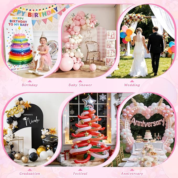 IDAODAN Electric Balloon Pump, Portable Electric Balloon Blower Machine Inflator Air Pump for Party Decorations