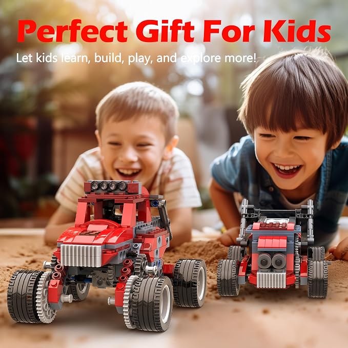 Apitor Robot J 6-in-1 Programmable STEM Learning Toy and Robot B 8-in-1 Electronic STEM Kits