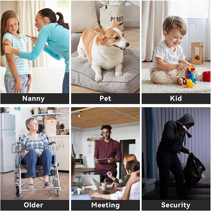 64G 1080P HD Key Fob Camera,Nanny Cam for Home Security, Car Key Camera with Motion Detection & Loop Recording, Long Battery Outdoor Cam with Night Vision & Take Photos, Easy to Use