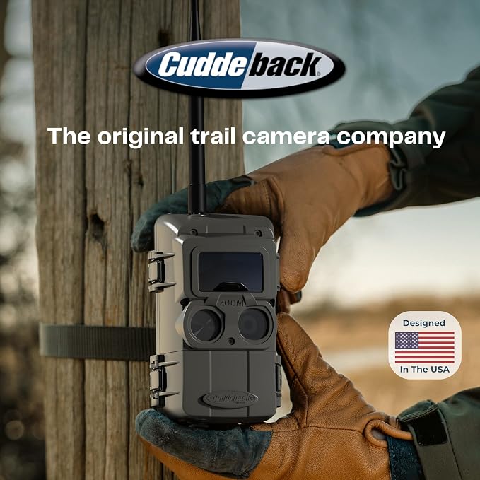 Cuddeback CuddeLink Zoom IR (4-Pack) LLZ-5A (L-Series) Wireless Cellular Trail Camera, with 3X Optical Zoom, Fast ¼ Sec Trigger 850nm IR LED, for Wildlife & Property Monitoring