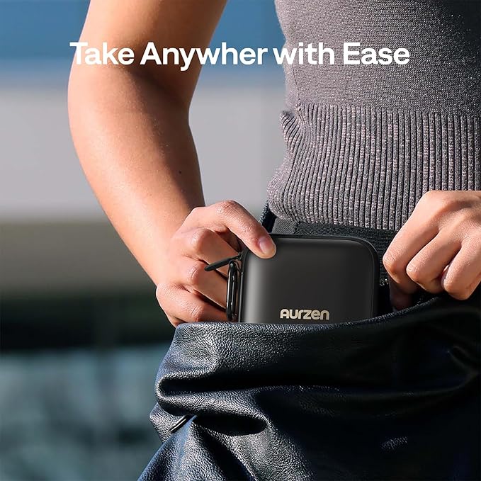 Aurzen CasePlay Carrying Case and Magnetic Suction Mount for ZIP Projector
