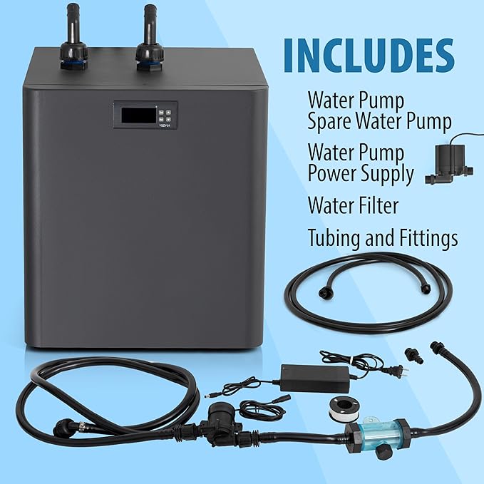 Polar Revive Chiller 2.0 for Ice Bath and Cold Plunges Including All Hoses and Pumps. 1/3 HP, 2/3 HP, 1 HP Models