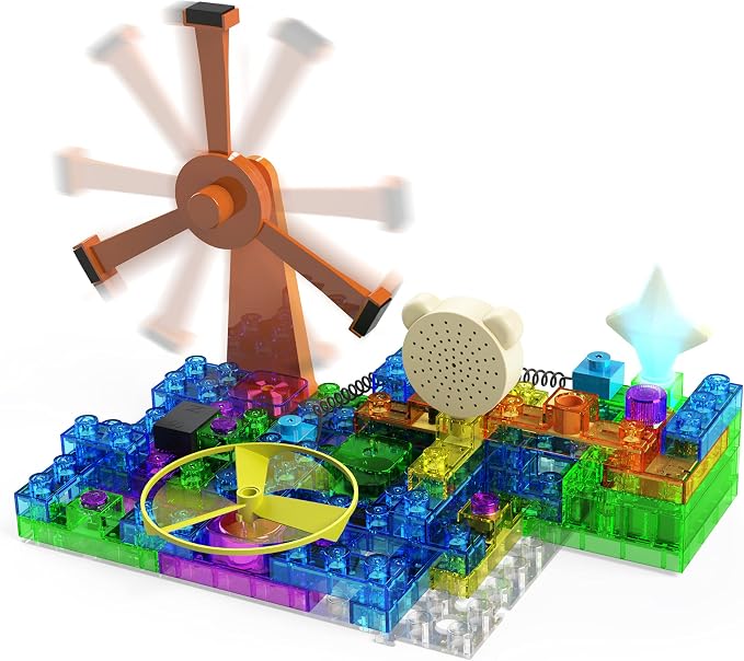 E-Blox Circuit Blox Builder - 800 Projects Circuit Board Building Blocks Coding Kit Toys Set for Kids Ages 8+, CB-0187
