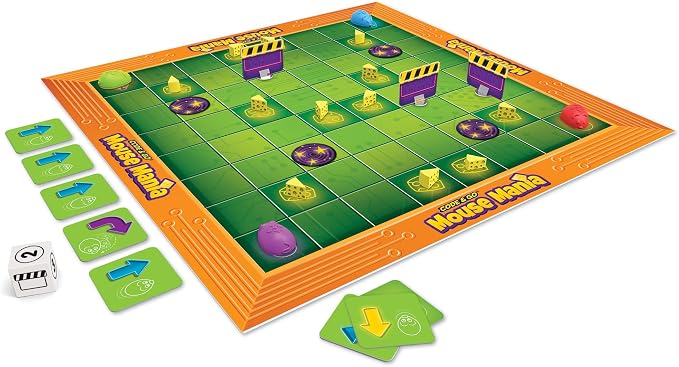 Learning Resources Code & Go Robot Mouse Classroom Set, ScreenΓÇæFree STEM Coding Kit with Activity Sets, Robots & Math Games, Ages 5+