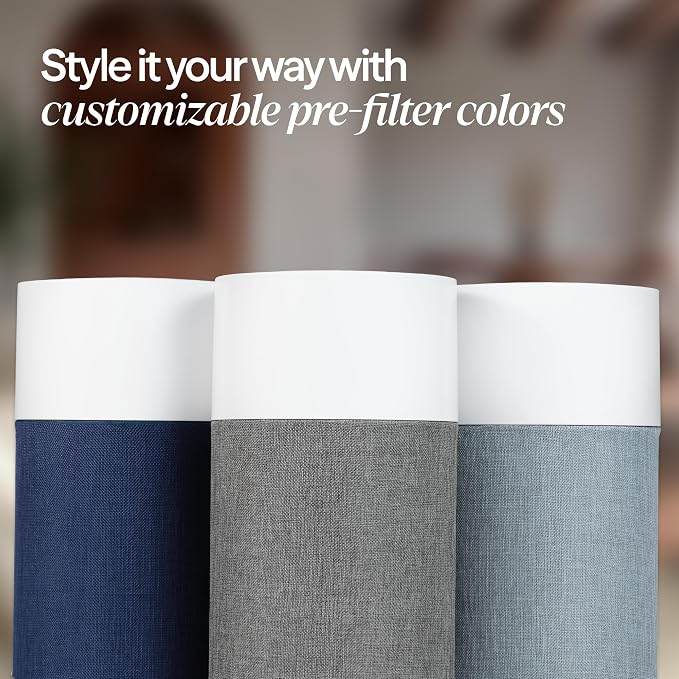 BLUEAIR Air Purifier for Home HEPA Air Purifiers for Pets, Allergies, Dust, Nursery, Office HEPASilent Techonolgy Air Cleaner for Small Rooms 432 sq ft coverage - Blue Pure 511