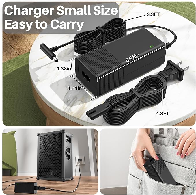 14V DC Power Supply for Soundboks Gen 1 2 3 Performance Speaker Charger for Soundboks Battery Compatible with Keyu KA4802A-1403300P 14V Power Supply