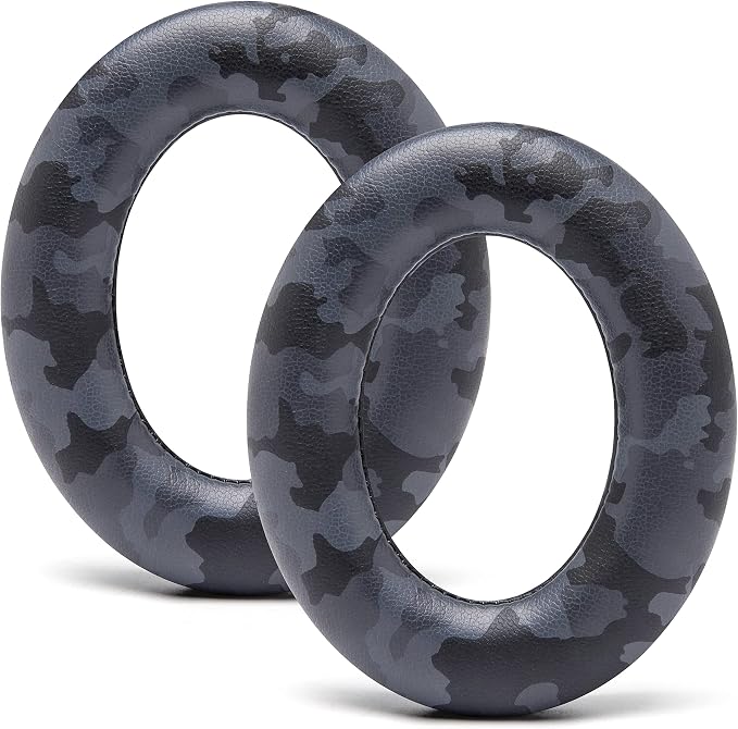 WC Wicked Cushions Upgraded Replacement Ear Pads for Bose 700 Noise Cancelling Headphones (NC700) - Softer PU Leather, Luxurious Memory Foam, Added Thickness, Extra Durable Ear Cushions | (Black Camo)