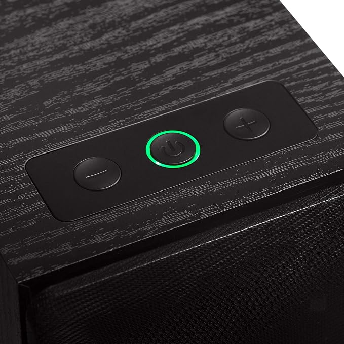 Edifier R33BT Active Bluetooth Computer Speakers - 2.0 Bookshelf Speaker - Powered Studio Monitor, Black - Pair