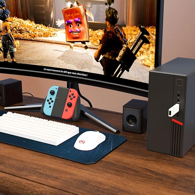 MAYFLASH Magic-X Wireless Bluetooth USB Adapter for Xbox Series S/X, Xbox One, Switch, macOS, Windows, Raspberry Pi, Compatible with PS5, PS4, Xbox Bluetooth Controller and More