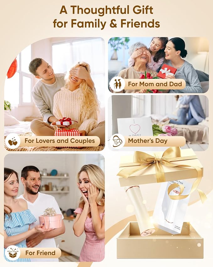 Electric Foot Callus Remover Rechargeable, Portable Electronic Foot File Pedicure Tools, Waterproof Foot Scrubber File, Professional Pedicure Kits, Foot Care for Dead Skin Ideal Gift (Beige)