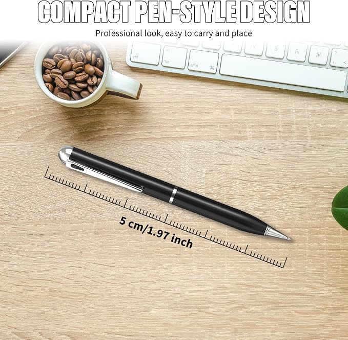 Thirdeyes 64GB Hidden Camera Pen - 1080P HD Spy Pen with Built-in Memory
