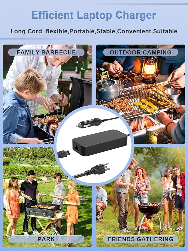 12V Power Supply Converter Adapter Compatible with GMG Green Mountain Grills Daniel Boone, Jim Bowie, Davy Crockett, Ledge Peak, Trek Pellet Tailgating Camping Smoker Power Cord Charger