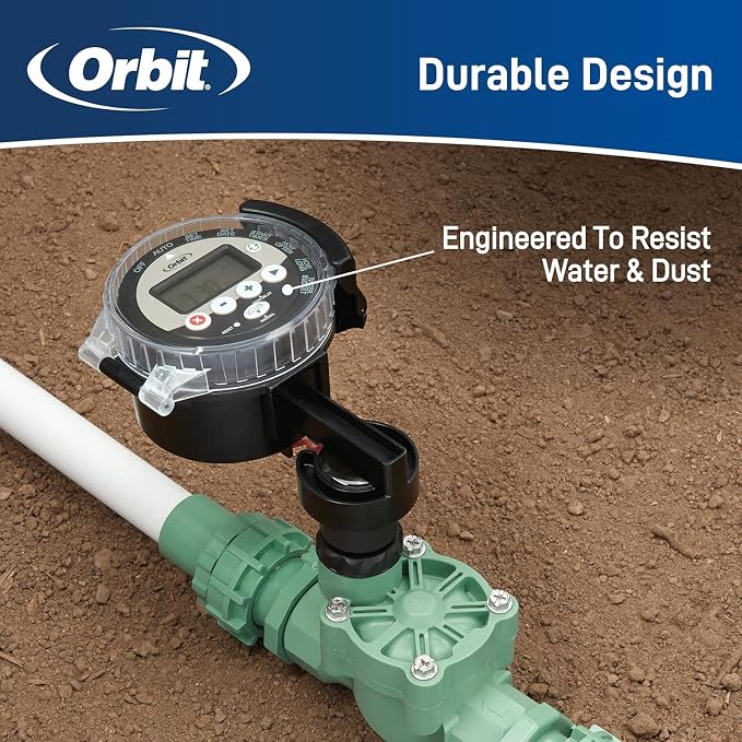 4-Pack Orbit 57865 Battery-Operated Sprinkler Timer, Black
