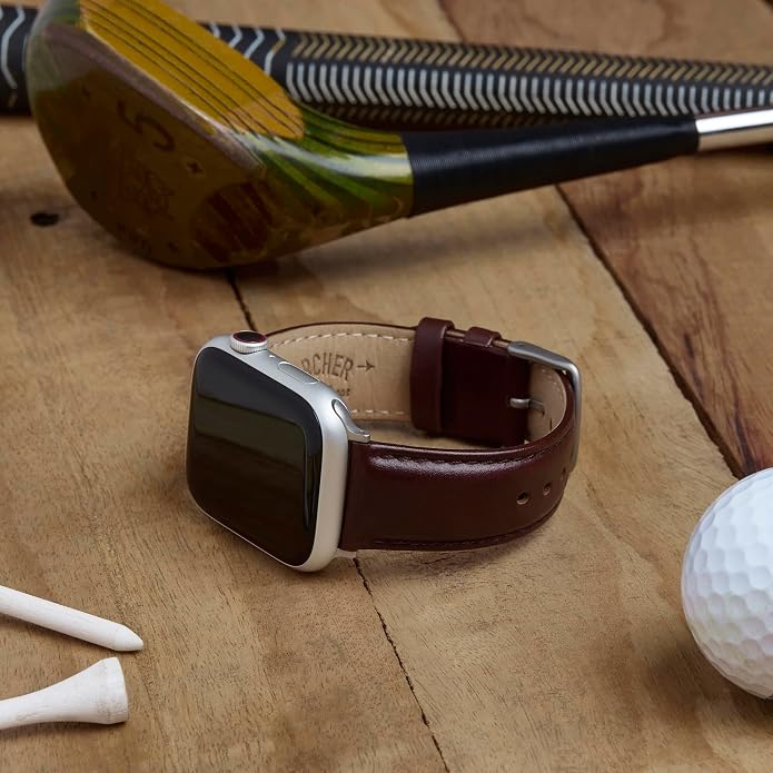 Archer Watch Straps - Top Grain Leather Watch Bands for Apple Watch