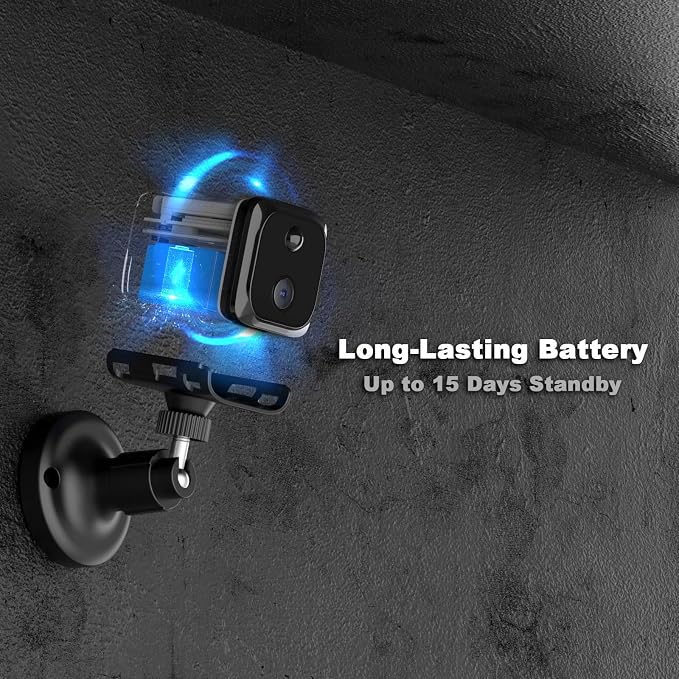 4G LTE Cellular Small Security Camera, No WiFi Security Camera with Night Vision, PIR Motion, SIM Card, 20-Day Battery Standby, Portable Magnetic Survelliance Cam for RV, Indoor, Barn, Farm