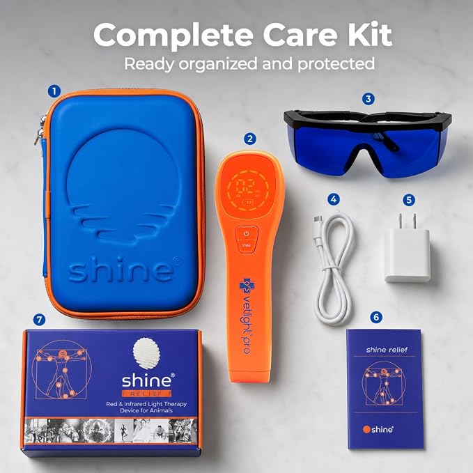 SHINE VetLight® Pro Portable Red Light Device for Pet Wellness - Professional-Grade Therapy for Home Use