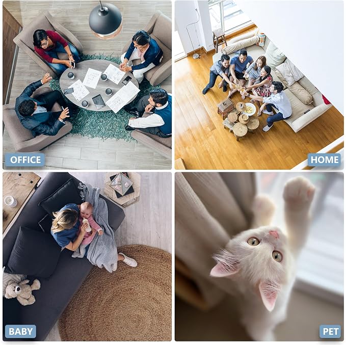 Mini Camera HD 1080P Small Camera Wireless Nanny Cam with Night Vision Motion Detection Remote View, WiFi Hidden Camera Indoor Security Camera for Home Pets