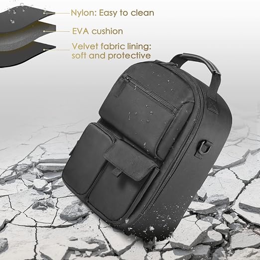 FOREGOER Carrying Case for Meta Quest 3/Quest 3S/Oculus Quest 2, Hard Travel Storage Case Compatible with Oculus Quest 3 Headset, Quest Pro, Touch Controllers Accessories, VR All-in-One Gaming Headset