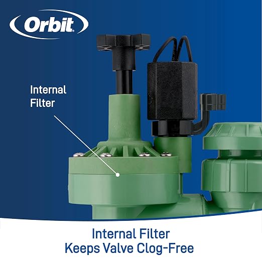 Orbit 57604 1-Inch FPT 100 Series Automatic Anti-Siphon Valve with Flow Control and 3/4-Inch Reducer
