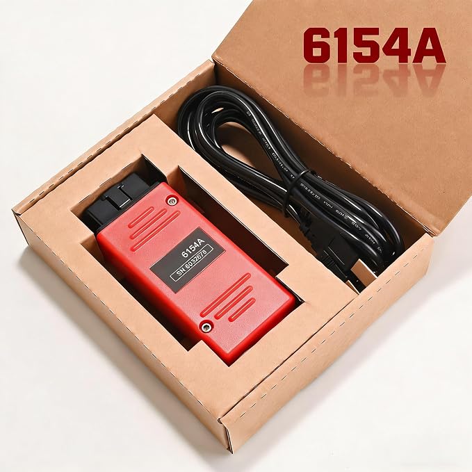 6154A OBD2 Scanner with CAN FD & DoIP, Professional Diagnostic Scanner for VWAudiSkodaSeat, Compatible with Models from 1995-2025