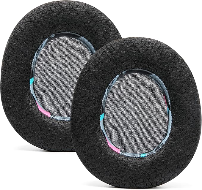 WC Freeze Nova Pro Wireless - Cooling Gel Earpads for Arctis Nova Pro Wireless, Nova Elite & Nova Pro Omni (Doesn’t Fit Other Models), by Wicked Cushions, Extra Thick & Comfortable | 90's Black